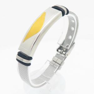 Stainless Steel Gold-plating Bracelet - KB211449-NJ
