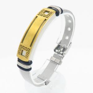 Stainless Steel Gold-plating Bracelet - KB211456-NJ