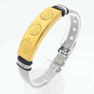 Stainless Steel Gold-plating Bracelet - KB211469-NJ