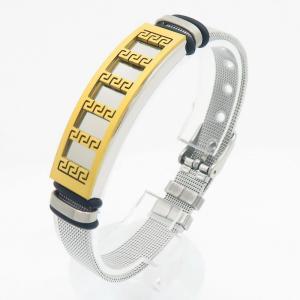 Stainless Steel Gold-plating Bracelet - KB211474-NJ