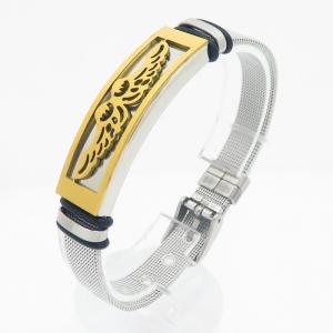 Stainless Steel Gold-plating Bracelet - KB211486-NJ