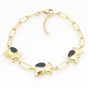 Stainless Steel Gold-plating Bracelet - KB211508-NJ