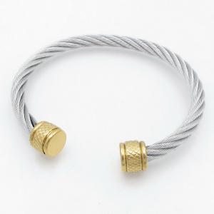 Stainless Steel Wire Bangle - KB211616-XY