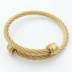 Stainless Steel Wire Bangle - KB211618-XY
