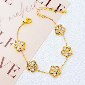 Stainless Steel Stone Bracelet - KB211624-SXSJ