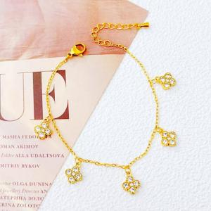 Stainless Steel Stone Bracelet - KB211625-SXSJ