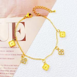 Stainless Steel Stone Bracelet - KB211626-SXSJ