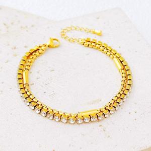 Stainless Steel Stone Bracelet - KB211629-SXSJ