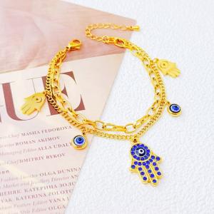 Stainless Steel Stone Bracelet - KB211631-SXSJ