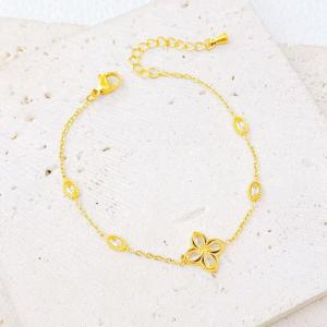 Stainless Steel Stone Bracelet - KB211635-SXSJ