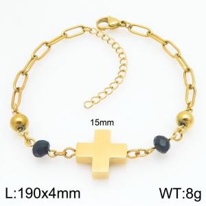 Stainless Steel Gold-plating Bracelet - KB211710-Z