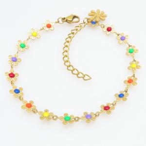 Stainless Steel Gold-plating Bracelet - KB211817-MN