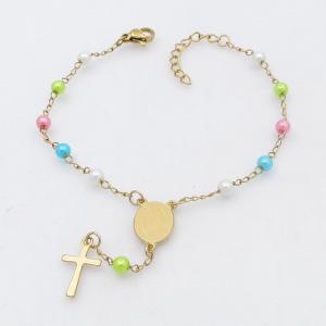 Stainless Rosary Bracelet - KB211981-HDJ