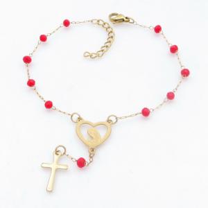 Stainless Rosary Bracelet - KB211989-HDJ