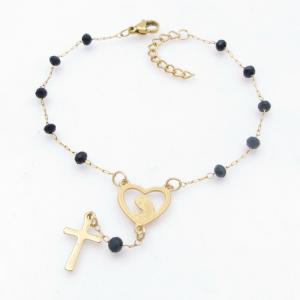 Stainless Rosary Bracelet - KB211992-HDJ