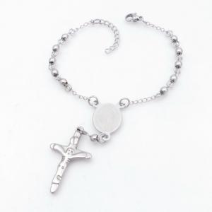 Stainless Rosary Bracelet - KB212002-HDJ