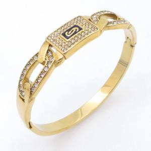 Stainless Steel Gold-plating Bangle - KB212030-SP