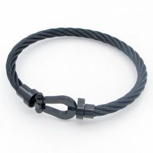 Stainless Steel Wire Bangle - KB212057-XY