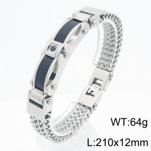Stainless Steel Bracelet(Men) - KB212609-KFC