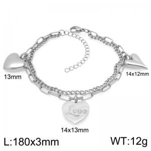 Stainless Steel Bracelet(women) - KB213126-Z