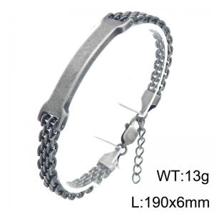 Fashion jewelry, stainless steel bracelets, gift accessories suitable for daily wear - KB213303-KFC