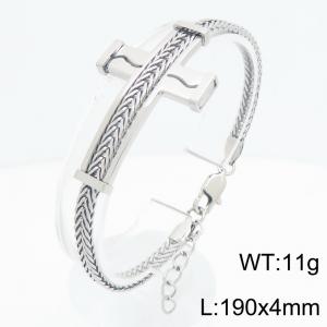 Stainless Steel Bracelet - KB213322-KFC