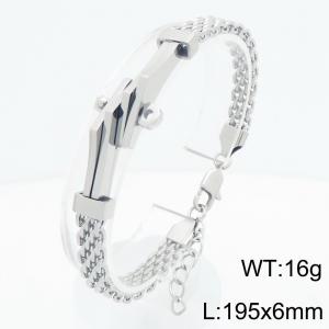 Stainless Steel Bracelet - KB213327-KFC