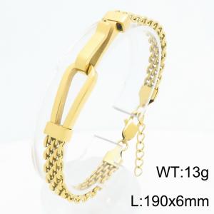 Stainless steel jewelry personalized design bracelet - KB213341-KFC