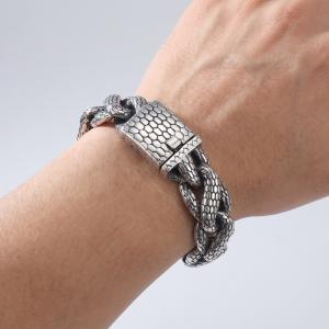Men's jewelry stainless steel cast bracelet suitable for daily wear - KB213359-KJX