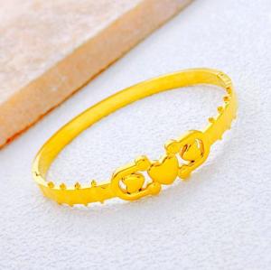 Stainless Steel Gold-plating Bangle - KB213416-SXSJ