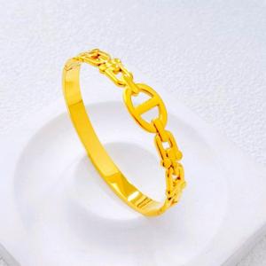 Stainless Steel Gold-plating Bangle - KB213421-SXSJ