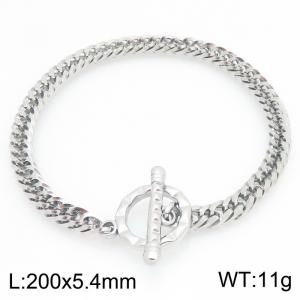 Stainless Steel Bracelet(Men) - KB213664-Z