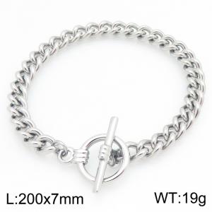 Stainless Steel Bracelet(Men) - KB213666-Z