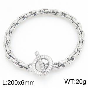 Stainless Steel Bracelet(Men) - KB213678-Z