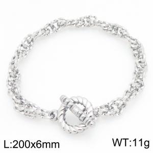 Stainless Steel Bracelet(Men) - KB213680-Z