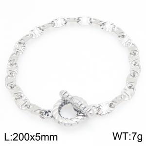 Stainless Steel Bracelet(Men) - KB213686-Z