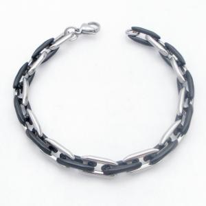 Stainless Steel Black-plating Bracelet - KB213736-AQ