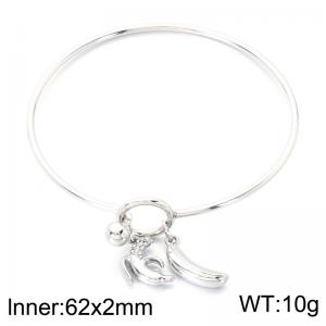 Stainless Steel Bangle - KB213833-Z