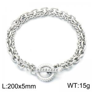 Stainless Steel Bracelet - KB213966-Z