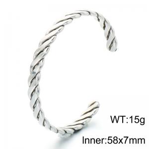 Stainless Steel Bangle - KB214264-LU
