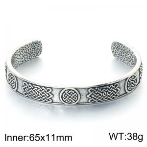 Stainless Steel Bangle - KB214267-LU