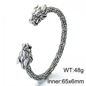 Stainless Steel Bangle - KB214282-LU