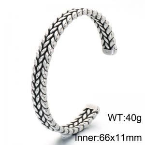 Stainless Steel Bangle - KB214285-LU