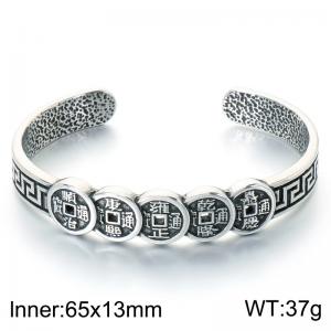 Stainless Steel Bangle - KB214291-LU