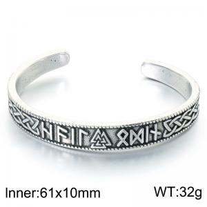 Stainless Steel Bangle - KB214292-LU