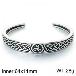 Stainless Steel Bangle - KB214293-LU