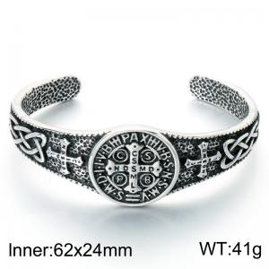 Stainless Steel Bangle - KB214295-LU
