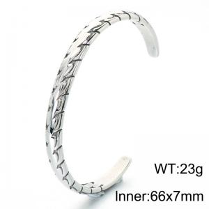 Stainless Steel Bangle - KB214299-LU