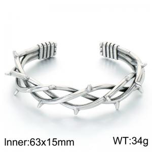 Stainless Steel Bangle - KB214309-LU
