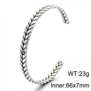 Stainless Steel Bangle - KB214313-LU